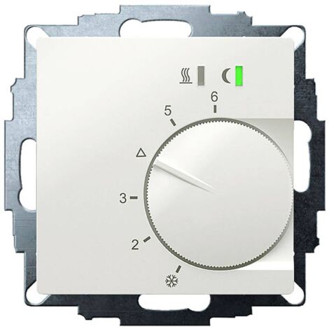 Eberle UTE 2500 thermostat blanc 55 x 55 mm
