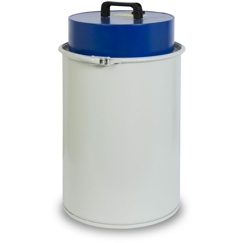 Aspirateur 1100W, capacité 50L, débit d'air 180 m³/h, diamètre raccordement du tuyau d'aspiration 100 mm, cuve métallique, pour atelier, pour