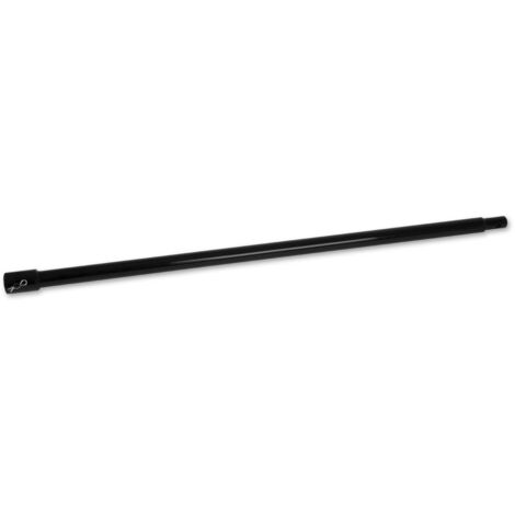 EBERTH Bohrer Verlängerung für Erdbohrer, Erdlochbohrer, Gartenbohrer, Stahl, Länge 800mm, Aufnahme-Durchmesser 20mm, Schwarz Lackiert, Rostfrei, Steckverbindung mit Sicherungsbolzen