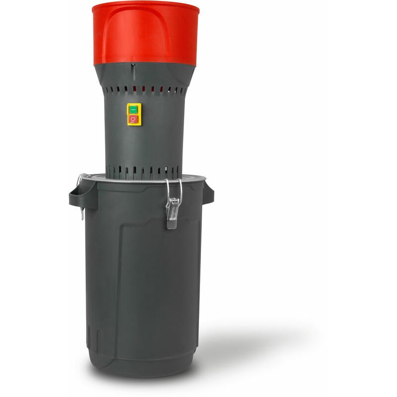 Eberth - Moulin à céréales électrique avec moteur puissant 1000W, cuve de 25 litres et trémie de 6 litres, moulin à grains avec lame tranchante en