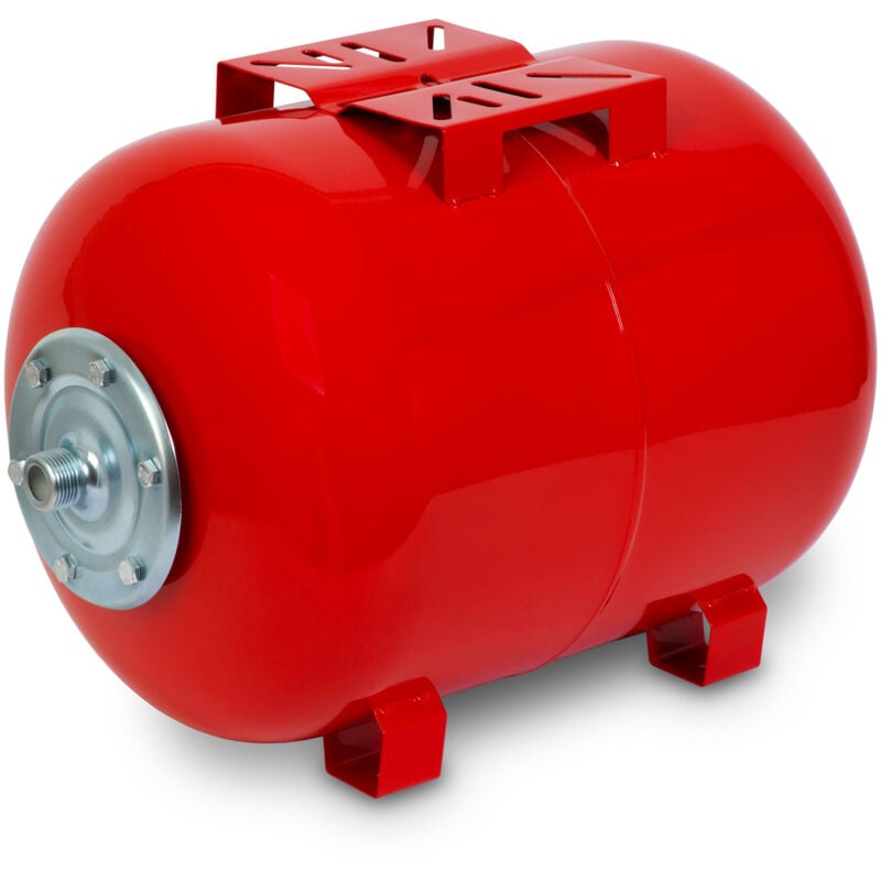 Réservoir à Vessie Sous Pression 50L, 6 bar, Groupe de surpression, Cuve, Ballon, raccordement 1' pour Pompe Domestique, Pompe de puit, Acier laqué,