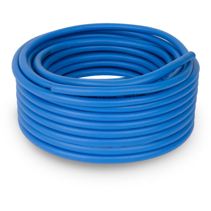 EBERTH Tuyau à air comprimé, tuyau d'air haute pression pour compresseur, longueur 10m, diamètre 6mm x 11mm (intérieur x extérieur), 20 bar,