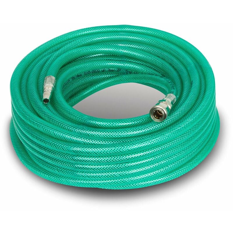 Eberth - Tuyau à air comprimé, tuyau dair haute pression pour compresseur, longueur 20m, diamètre 10mm x 14mm (intérieur x extérieur), raccord 3/8',