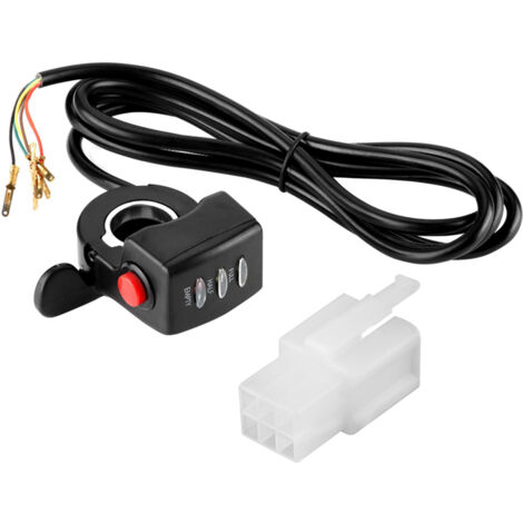 Ebike accélérateur 36 V pouce contrôle de la vitesse de l'accélérateur pouce accélérateur assemblage Support batterie affichage de la puissance pour vélo électrique.