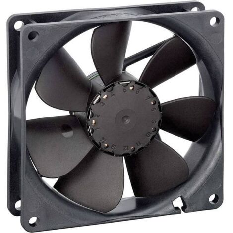 EBM Papst 3412 N Ventola assiale 12 V/DC 82 m³/h (L x L x A) 92 x 92 x 25.4 mm
