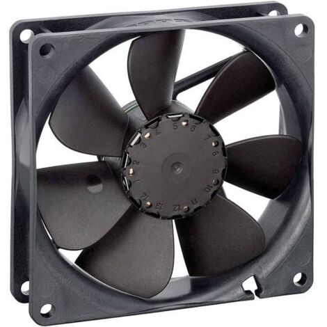 EBM Papst 3412 NGMV Ventola assiale 12 V/DC 70 m³/h (L x L x A) 25.4 x 92 x 92 mm