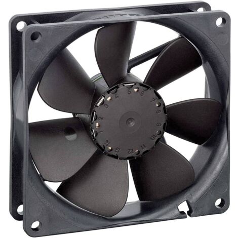 EBM Papst 3412NGH Ventola assiale 12 V/DC 91 m³/h (L x L x A) 92 x 92 x 25.4 mm