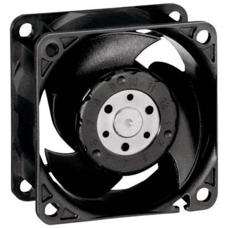 ebm-papst 612 JH ventilatore assiale 12 V nero 6x6x3,2 cm
