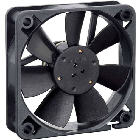 EBM Papst 612F/2-638 Ventola assiale 12 V/DC 27 m³/h (L x L x A) 60 x 60 x 15 mm