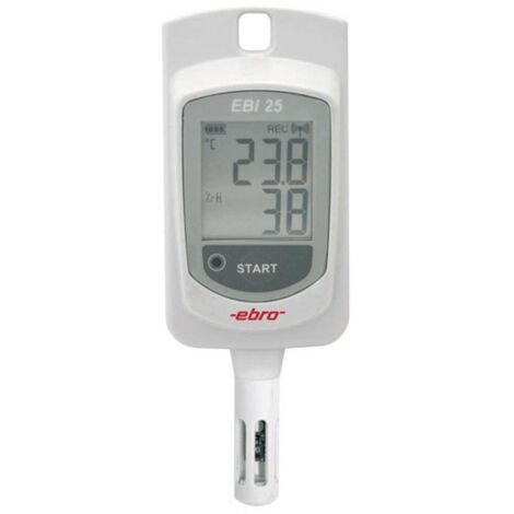 ebro 1340-6202 EBI 25-TH Enregistreur de données multifonction Valeur de mesure température, humidité de l'air -30 à 60 °C 0 à 100 % HR Q75599
