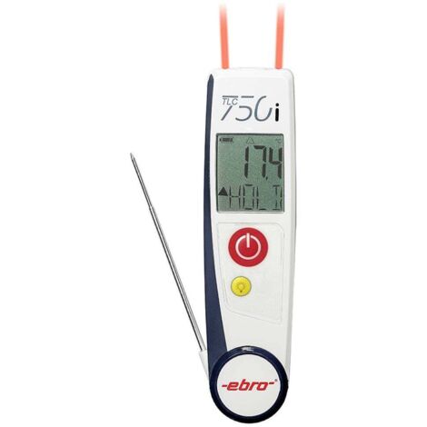 ebro TLC 750i-V2 Termometro a infrarossi e a penetrazione HACCP -50 - +250 °C Sensore tipo T Conforme HACCP, Misurazion