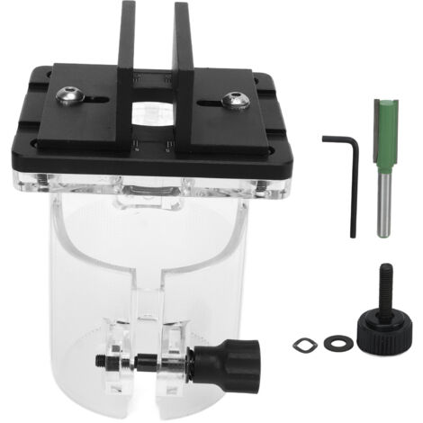 EBTOOLS 2 Holzfräsen-Unterbrechungs-Maschinenhalterung mit Prallplatte und Aluminiumkonstruktion