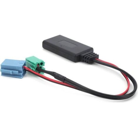 EBTOOLS adaptateur audio de voiture Adaptateur Audio automatique Mini connecteur ISO 6Pin 8Pin câble Bluetooth 5.0 AUX pour Renault
