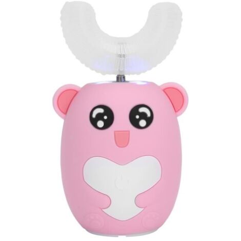 EBTOOLS brosse à dents pour enfants Brosse à dents électrique en forme de U brosse de nettoyage des dents pour les enfants de 2