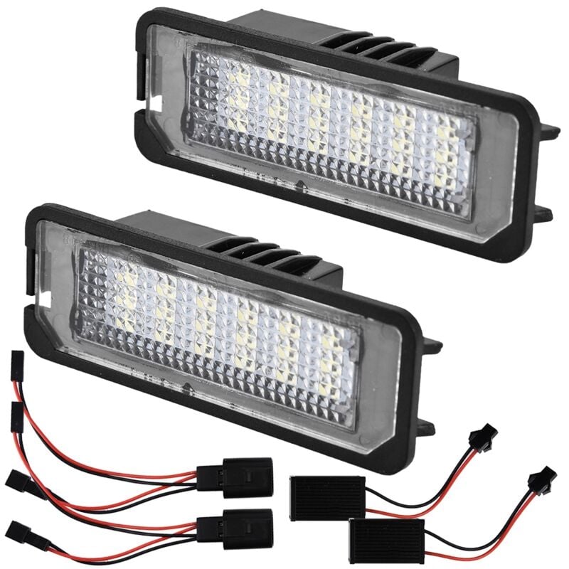 Image of EBTOOLS Kfz-Kennzeichenbeleuchtung, 2 Stück LED-Kennzeichenbeleuchtung für 4er Modelle (1998-2002).