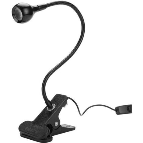EBTOOLS Lampe de séchage de colle UV USB 3W UV colle lampe ultraviolette LED violet lumière USB avec clip et interrupteur pour la
