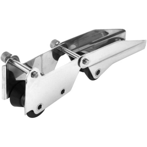 EBTOOLS Rullo per ancora di prua in acciaio inox con cerniera/girevole per barca marina