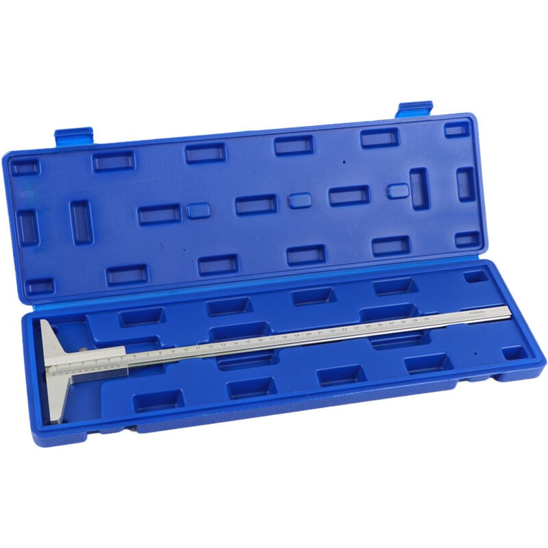 Image of EBTOOLS Tiefenmessschieber aus legiertem Stahl 0-300 mm für Ingenieure - und tragbar.