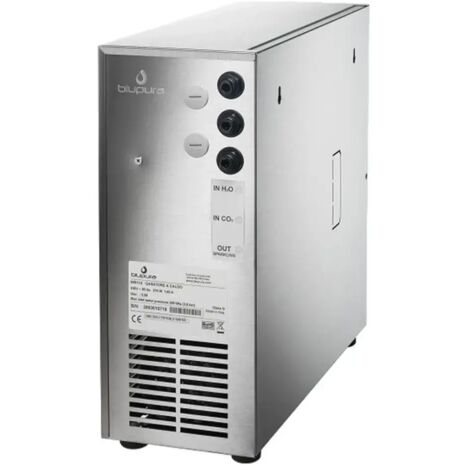 Ébulliteur d'eau, Distributeur d'eau, Carbonateur chaud - Blupura, Production 200 L/h, Pompe en laiton, Cuve 1L en acier inoxydable, Idéal pour maison et petits commerces