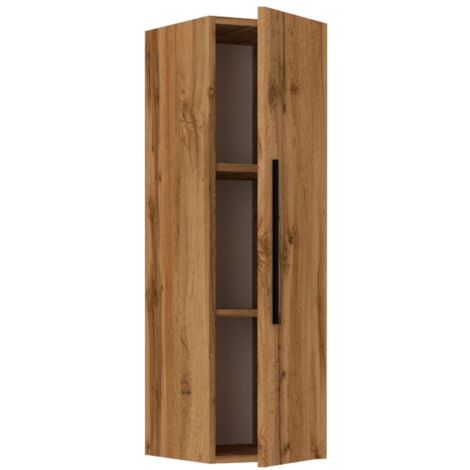 Ebuy24 – Rayon mural Arila H. 30 cm – L. 95 cm – P. 30 cm – Montage mural simple – Matériaux stables pour rangement esthétique