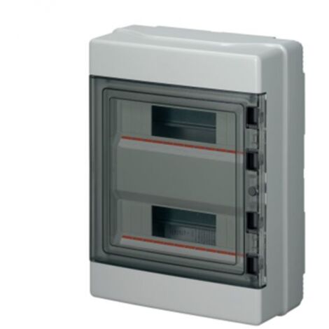EC Centralino parete 24 (2x12) moduli IP65 fume' - EC62024 compatibile GW40104