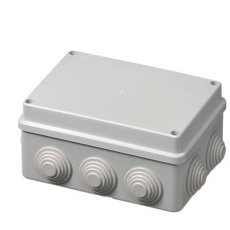 EC Scatola derivazione con passacavi 190x140x70mm IP55 compatibile GW44007 - EC400C6