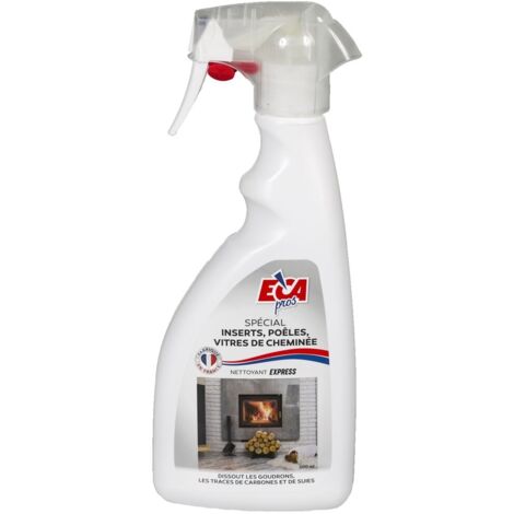 Eca - nettoyant spécial vitres de cheminées - poêles - inserts -