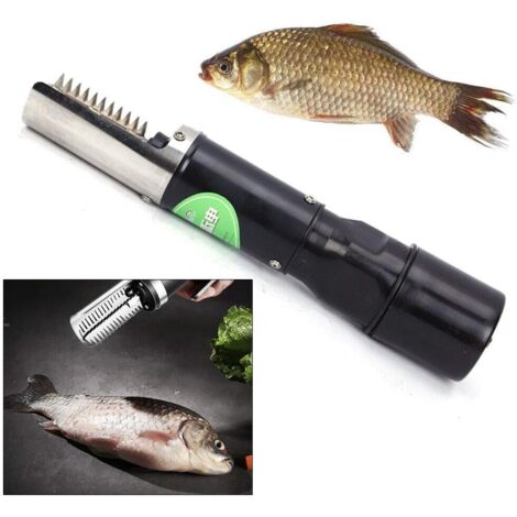 Écailleur de poisson électrique Écailleur de poisson électrique en acier inoxydable Écailleur de poisson automatique Écailleur de poisson étanche Rechargeable
