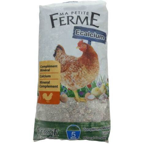 Ecalcium, Complément minéral sac de 5 kg pour poules - zolux