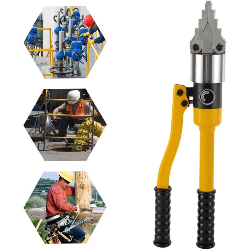 Écarteur de bride hydraulique 8 T, écarteur de bride hydraulique, outil d'écartement hydraulique manuel, séparateur hydraulique portable, écarteur