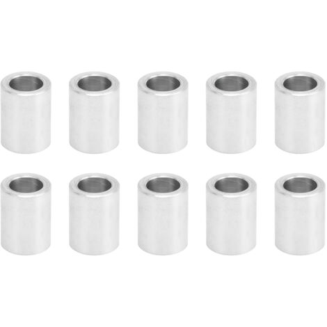 Écarteurs Aluminium Non Filetés 10 Pièces Diamètre 6mm Longueur 7mm Support Isolation Colonne Alliage Léger