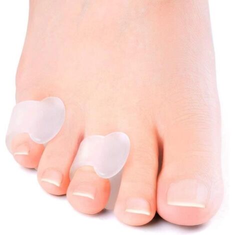 Écarteurs d\'orteils en gel - Marque - Modèle - Petit coussinets d\'orteils - Transparent
