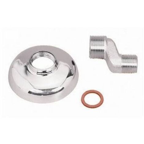 ECCENTRICO OTTONE CROMATO C/SPOSTAMENTO 1/2 x 3/4 mm. 25