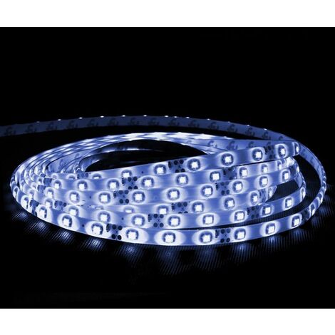 ECD Germany 15m (3x5m) bande LED SMD 3528 Bleu 60 LED / m bande imperméable à l'eau lumière lumières de Noël éclairage Strip