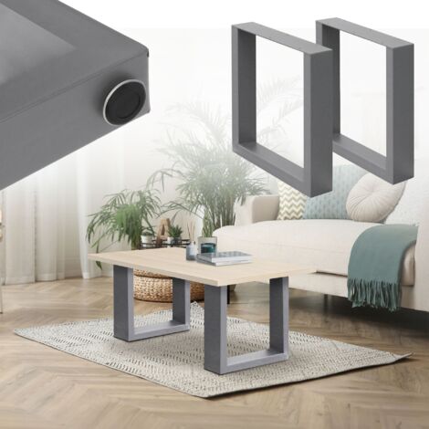B-Ware Tischbeine Tischgestell Trapez-Design Industriedesign Tischfuß 60x72 cm 