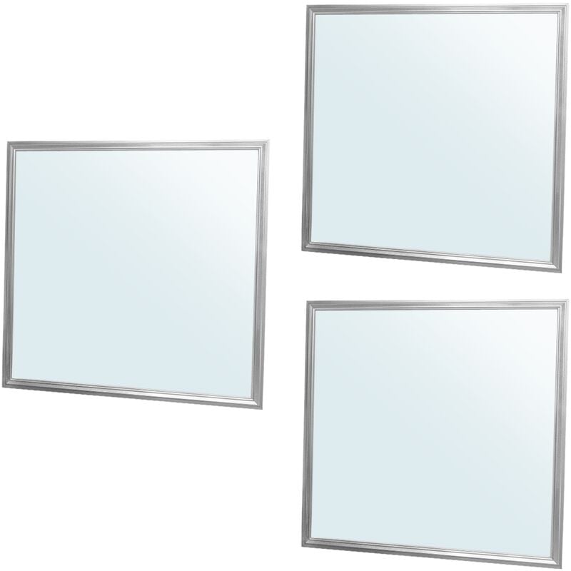 

3x LED Panel ultradelgado con material de montaje 36W - 60 x 60 cm - Blanco frío 6000K - Ultrafino 3350 lumens - Lámpara empotrada en el techo - Ecd