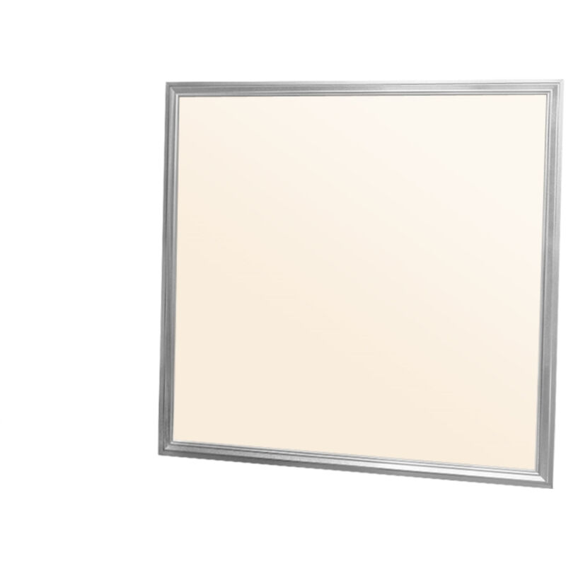 

7x LED Panel con material de montaje 36W - 60 x 60 cm - Blanco cálido 3000K - Ultrafino- Lámpara empotrada en el techo con regulador de luz - Ecd