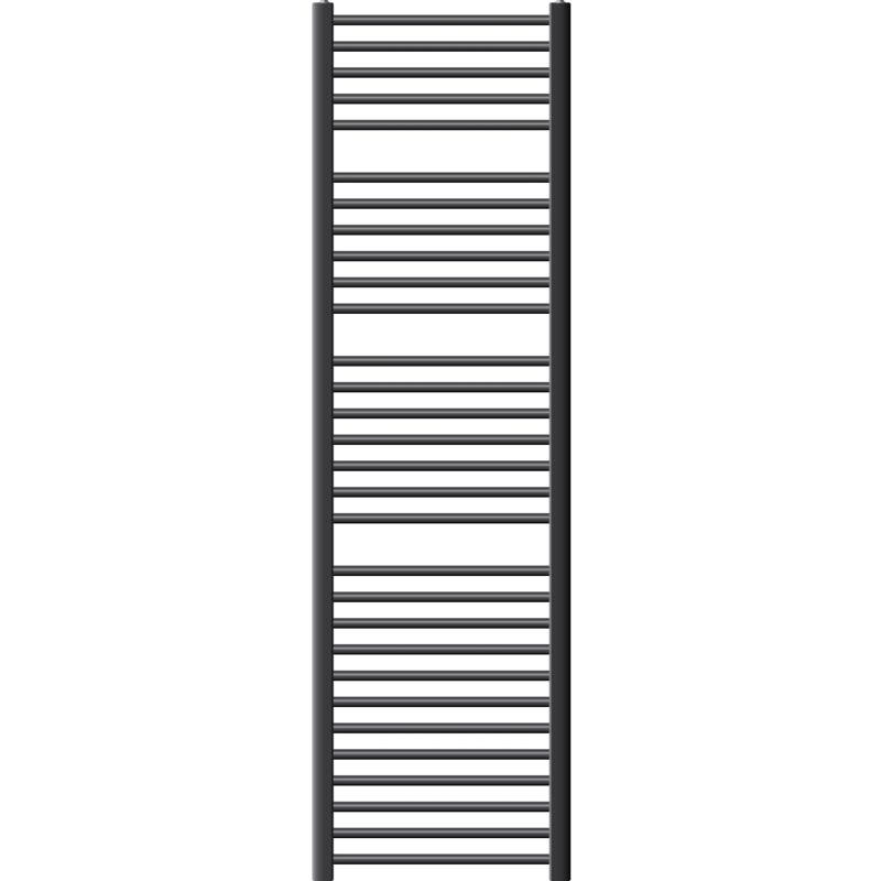 Luxebath Ecd Germany Badheizkörper Sahara - 500 X 1800 Mm - Anthrazit - Gerade Mit Seitenanschluss - Heizkörper Handtuchwärmer Handtuchtrockner