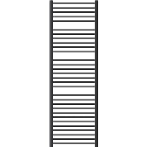 ECD Germany Badheizkörper Sahara - 600 x 1800 mm - Anthrazit - gerade mit Seitenanschluss - Heizkörper Handtuchwärmer Handtuchtrockner