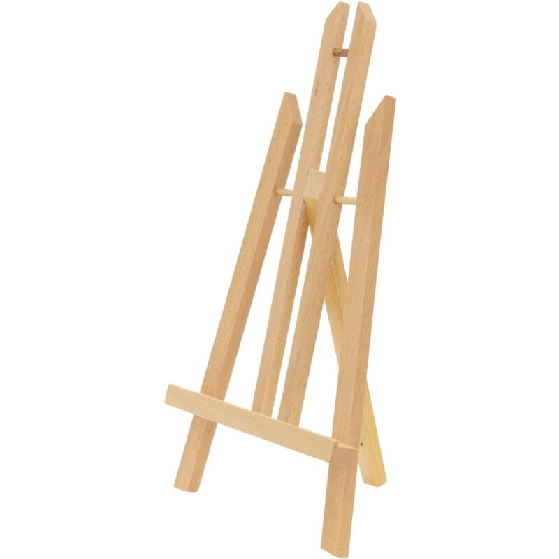 Ecd Germany - Chevalet de Table en Bois, 40,5 cm de Haut, Pliable, Réglable, pour Présentation de Toiles et Cadres, Événements, Expositions, avec