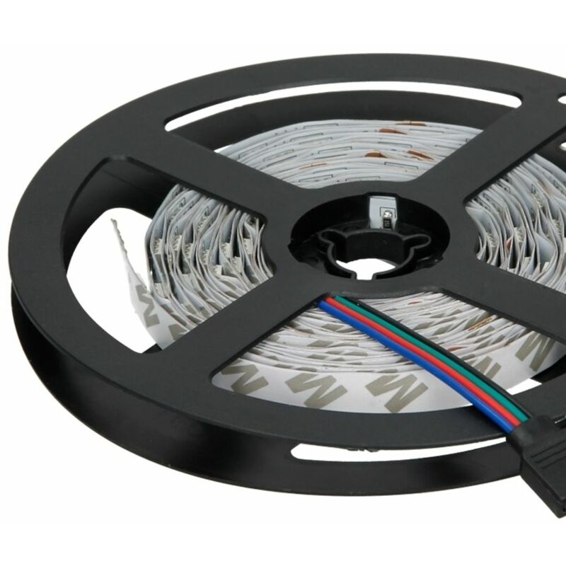 

Cinta tira RGB luz guirnalda 15m Puede ser acortado por cualquier tercero SMD 5-6W - Ecd Germany