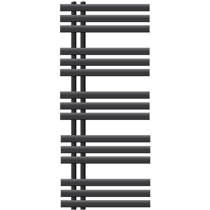 Iron em Design Sèche-Serviettes - 500 x 1200 mm - Anthracite - á Panneaux -Chauffage Moderne - Sèche-Serviettes Chauffant Salle de Bain - Non