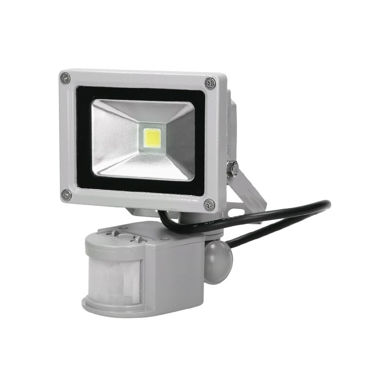 

Foco reflector con sensor de movimiento LED 10W - resistente al agua - 600 lúmenes - 2800K Blanco cálido - Clase de protección IP65 - proyector de