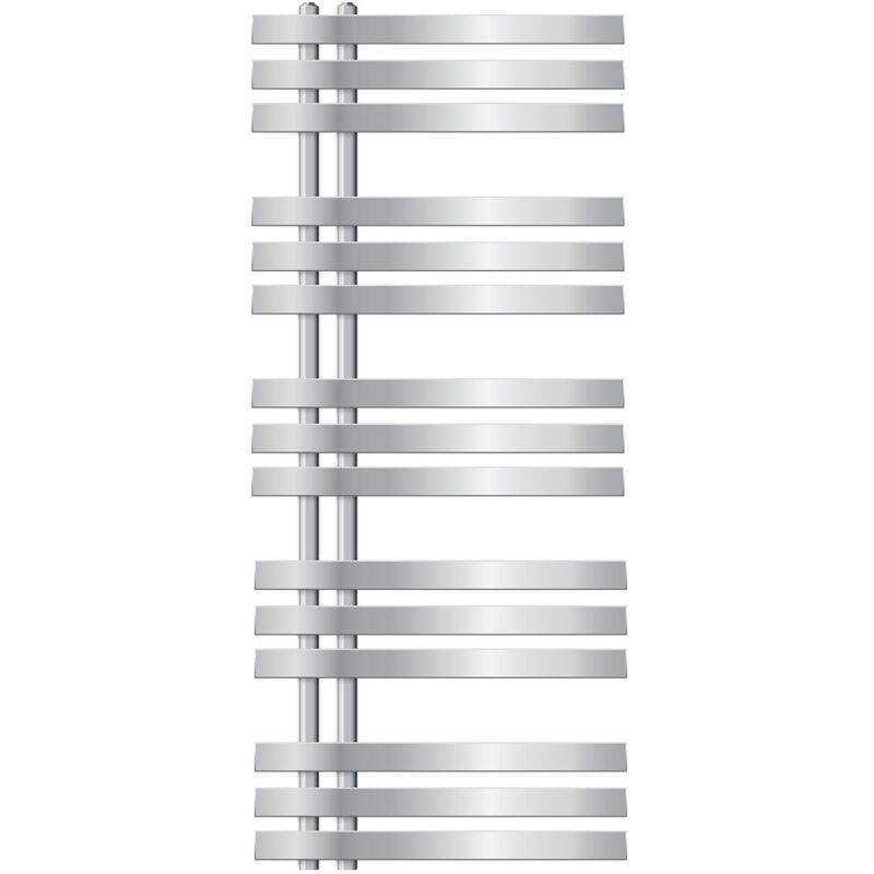 Luxebath - Ecd Germany Iron Em Design Badheizkörper - 500 X 1200 Mm - Chrom - Designheizkörper Paneelheizkörper Heizkörper Handtuchwärmer