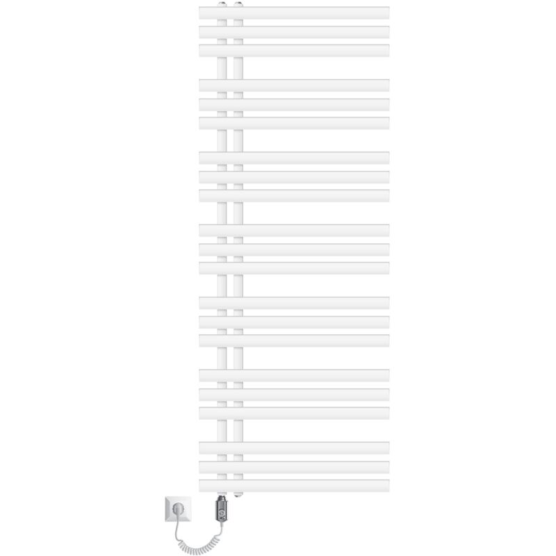 Ecd Germany - Iron Em Design Badheizkörper Elektrisch Mit Heizstab 1200 W - 600 X 1600 Mm - Weiß - Designheizkörper Paneelheizkörper Heizkörper