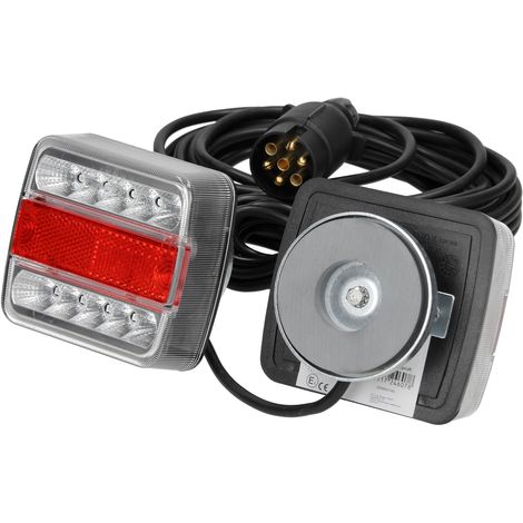 LED Bootsanhänger-Rückleuchten-Set, wasserdicht, Plug&Play Montage, inkl.  Kabel/Stecker