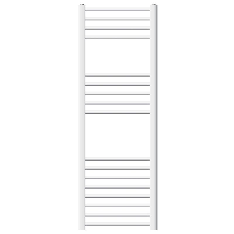 

Ecd Germany - Radiador de baño - 400 x 1200 mm - blanco - curvado con conexión lateral - Radiador para baño - No electrico