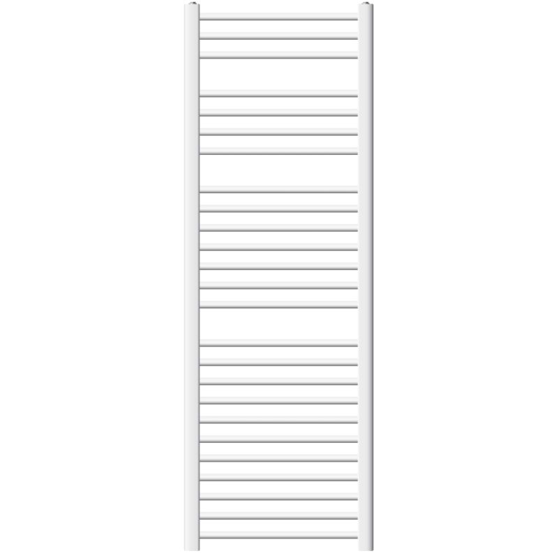 

Radiador de baño - 500 x 1500 mm - blanco - curvado con conexión lateral - radiador toallero - Ecd Germany