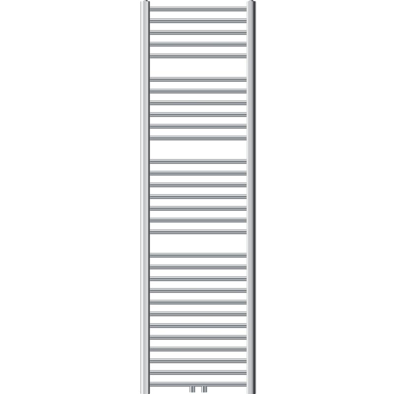

Radiador de toalla Sahara - 500 x 1800 mm - Cromado - Recto con conexión central - Calentador de toalla Secador de toallas - Ecd Germany