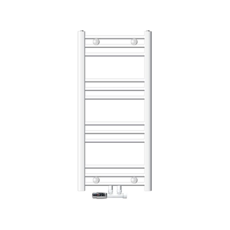 

Ecd Germany - Radiador para baño 400 x 800 mm mm color blanco incluye kit de montaje Potencia calorífica (vatios a 75/65/20 °): 317